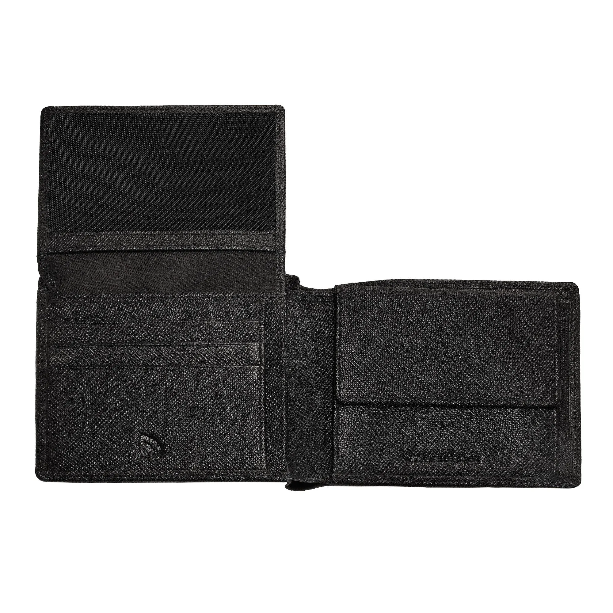 Portefeuille à deux pans Zippo Saffiano
