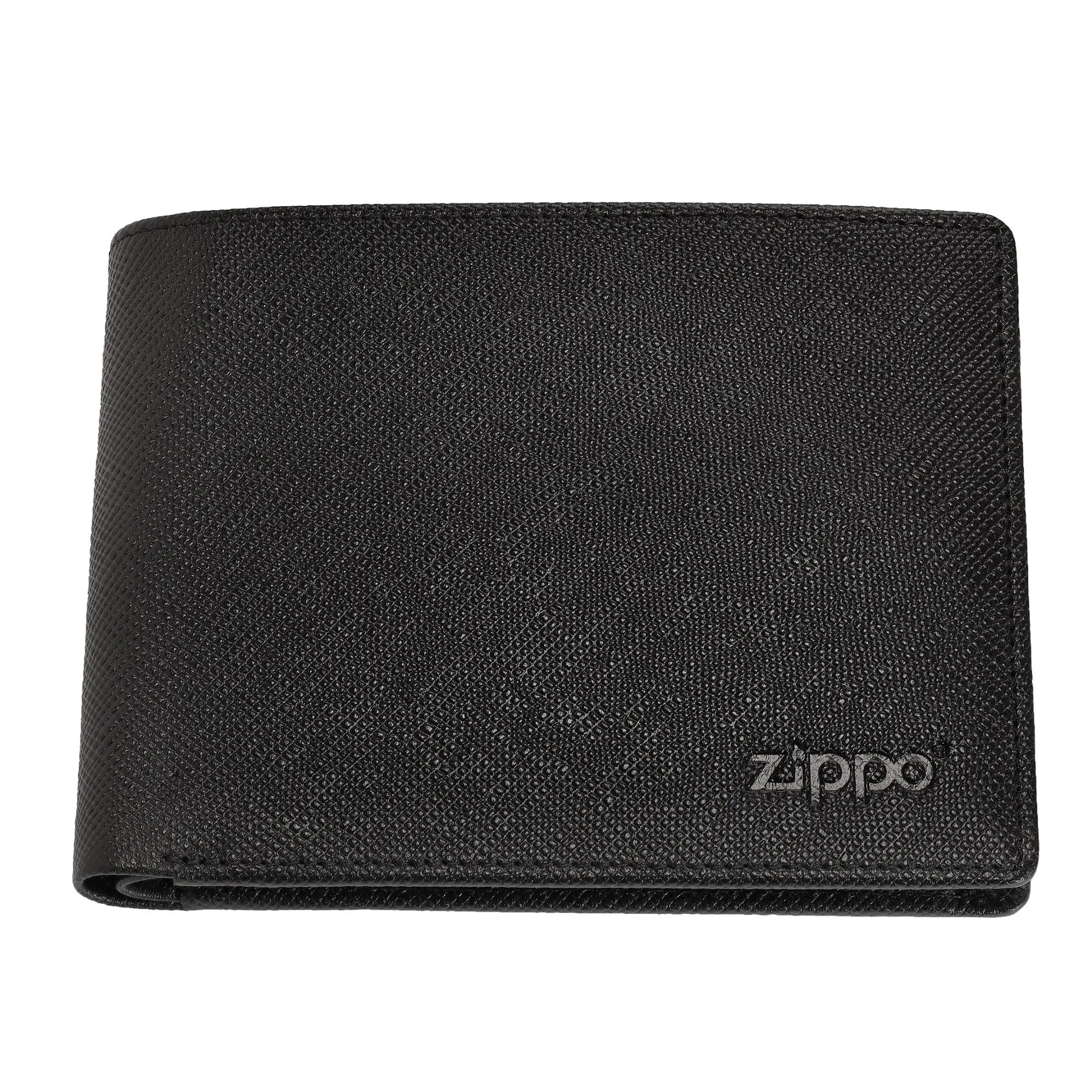 Portefeuille à deux pans Zippo Saffiano