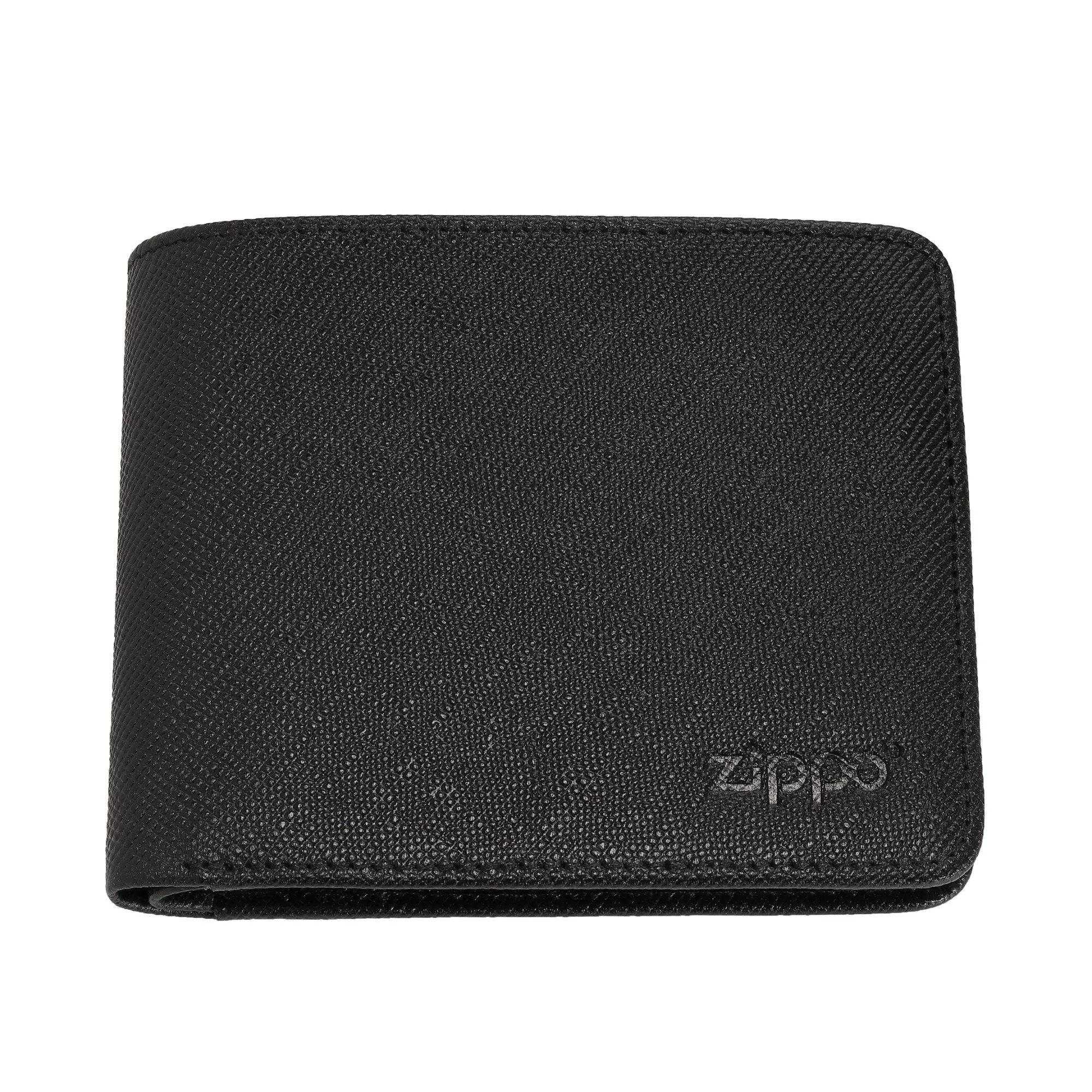 Portefeuille Zippo Saffiano avec fermeture Éclair