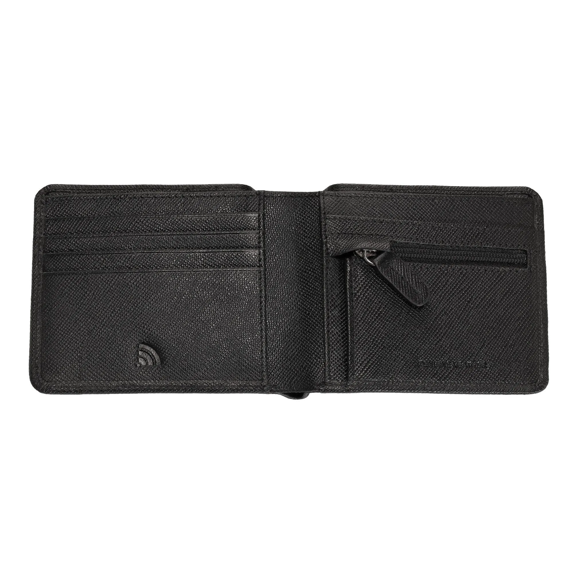 Portefeuille Zippo Saffiano avec fermeture Éclair