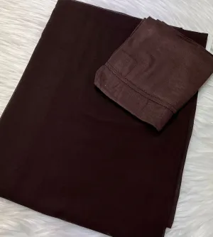Premium Chiffon & Tube set - Dark Chocolate