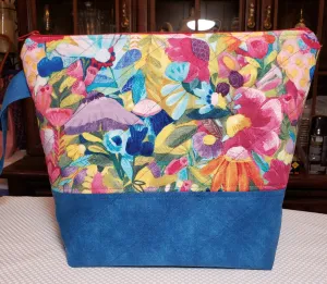 Pretty Flowers - Project Bag - Medium