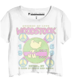 Prince Peter Tween Woodstock Summer of Love Distressed Crop Tee