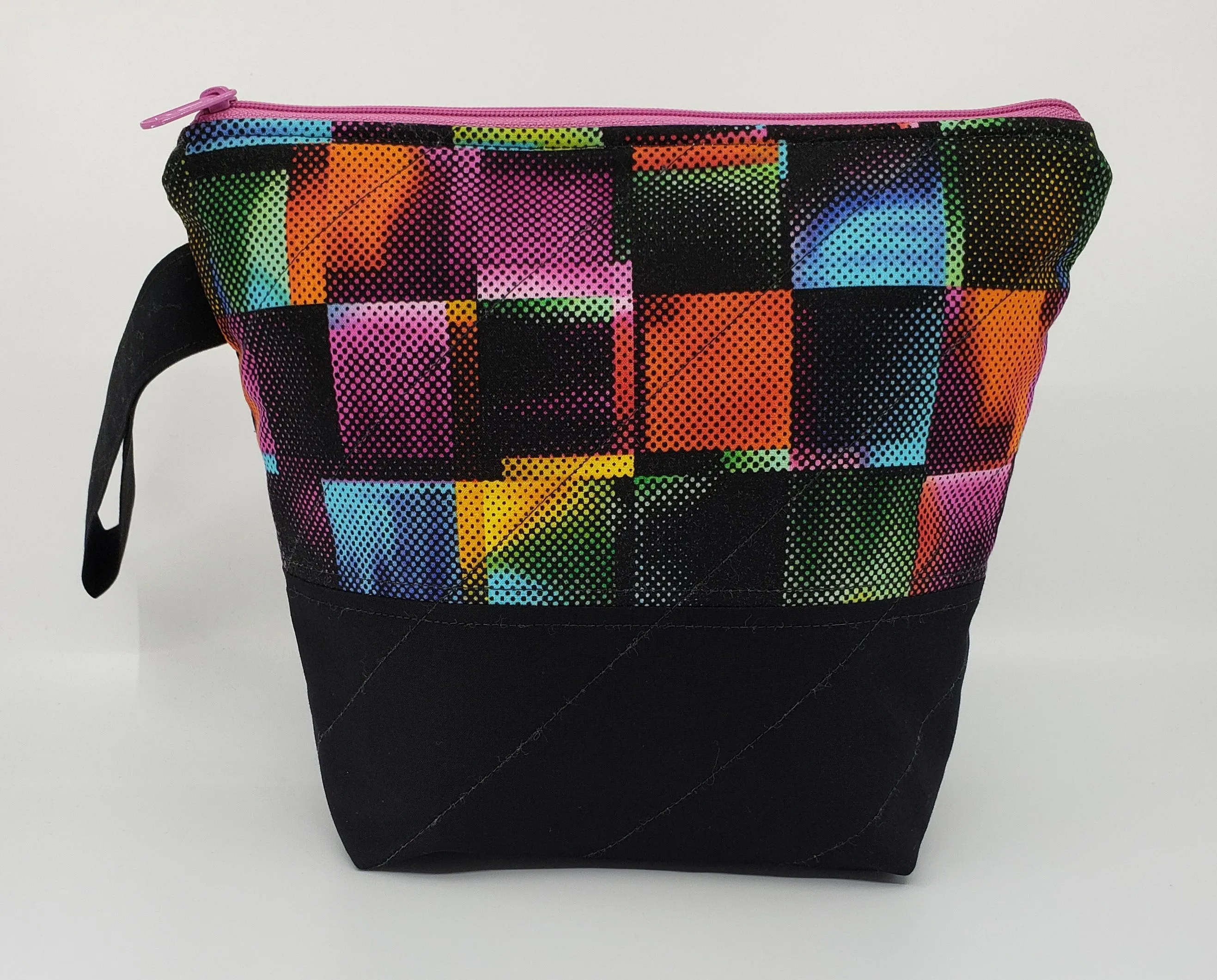Psychedelic Squares - Project Bag - Small