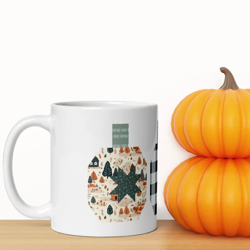 Pumpkin Patchwork Mug