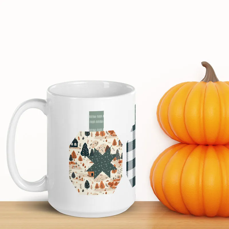 Pumpkin Patchwork Mug