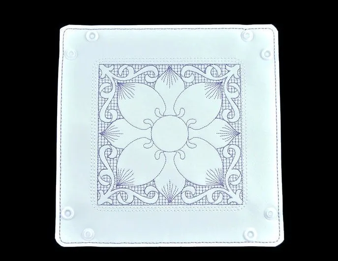 Purple floral dice tray