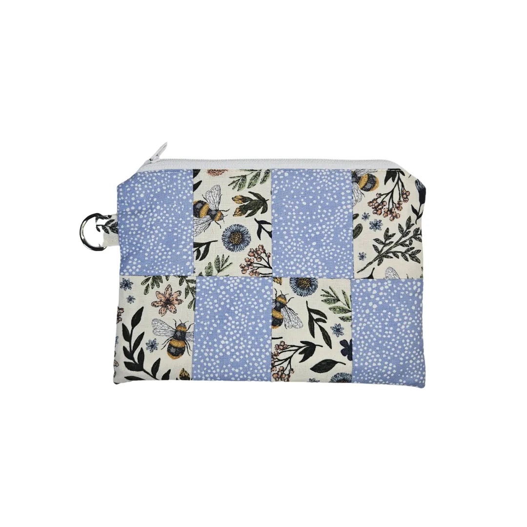 Queen Bee OOAK Patchwork Pouch (Food Safe)