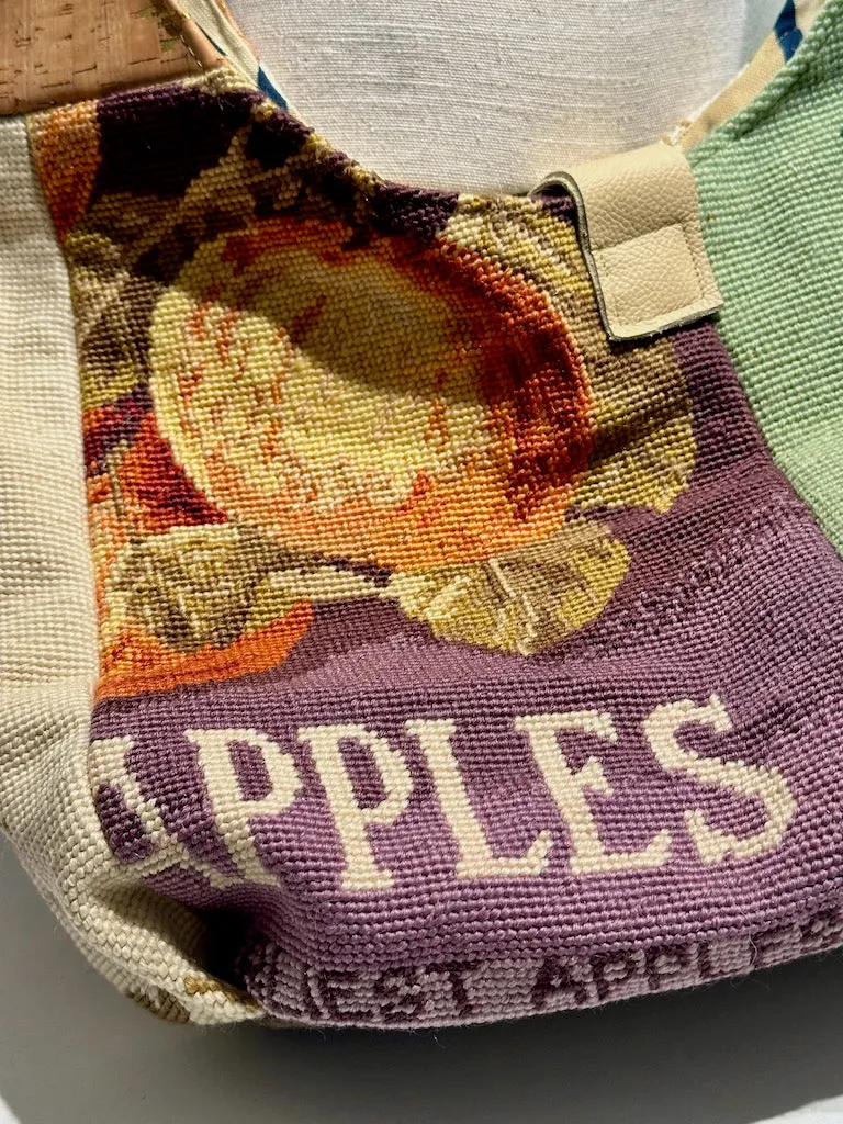 "APPLE OF MY EYE"  Vintage Crossbody Handbag