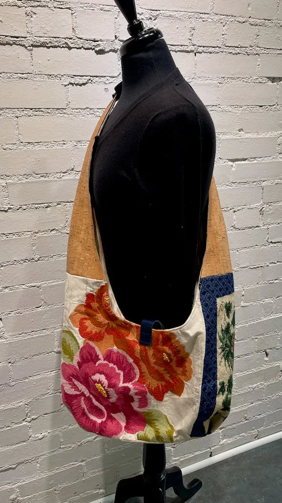 "BLUEBELLS"  Vintage Crossbody Handbag