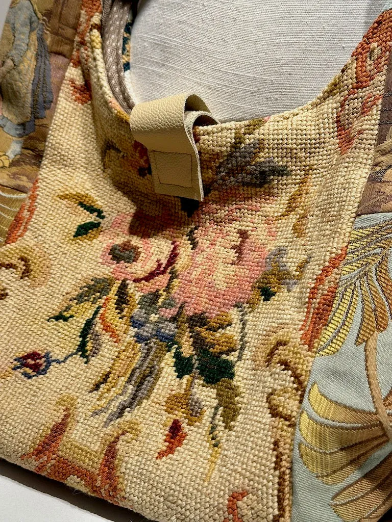 "SUGAR MAGNOLIA"  Vintage Crossbody Handbag