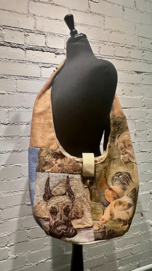 "THE DOGS HAVE IT"  Vintage Crossbody Handbag
