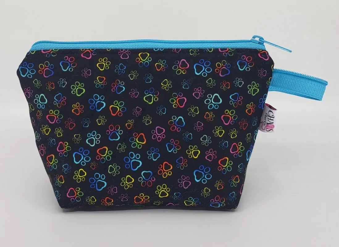 Rainbow Dog Paws - Notions Bag
