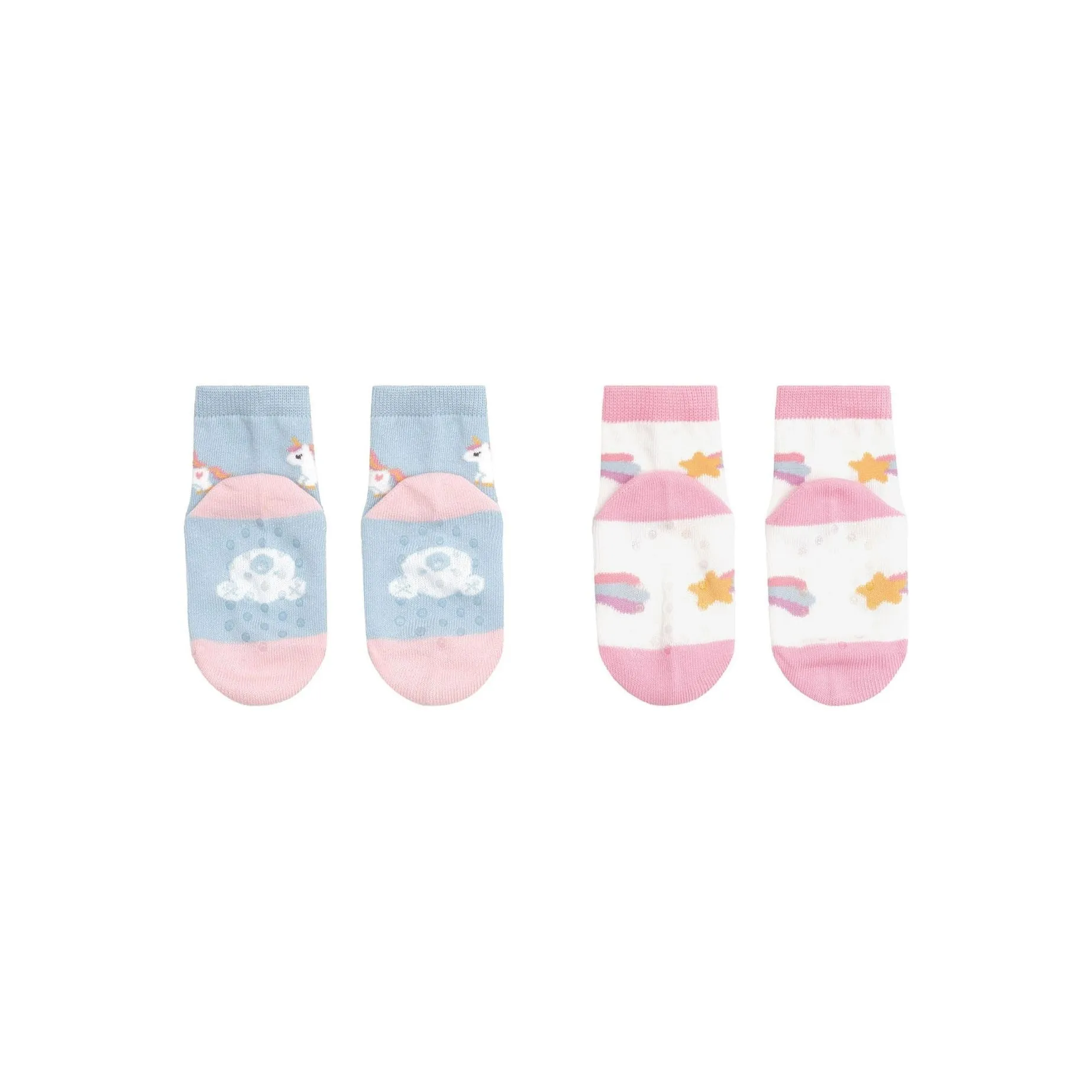 Rainbow Unicorn 2Pk Socks