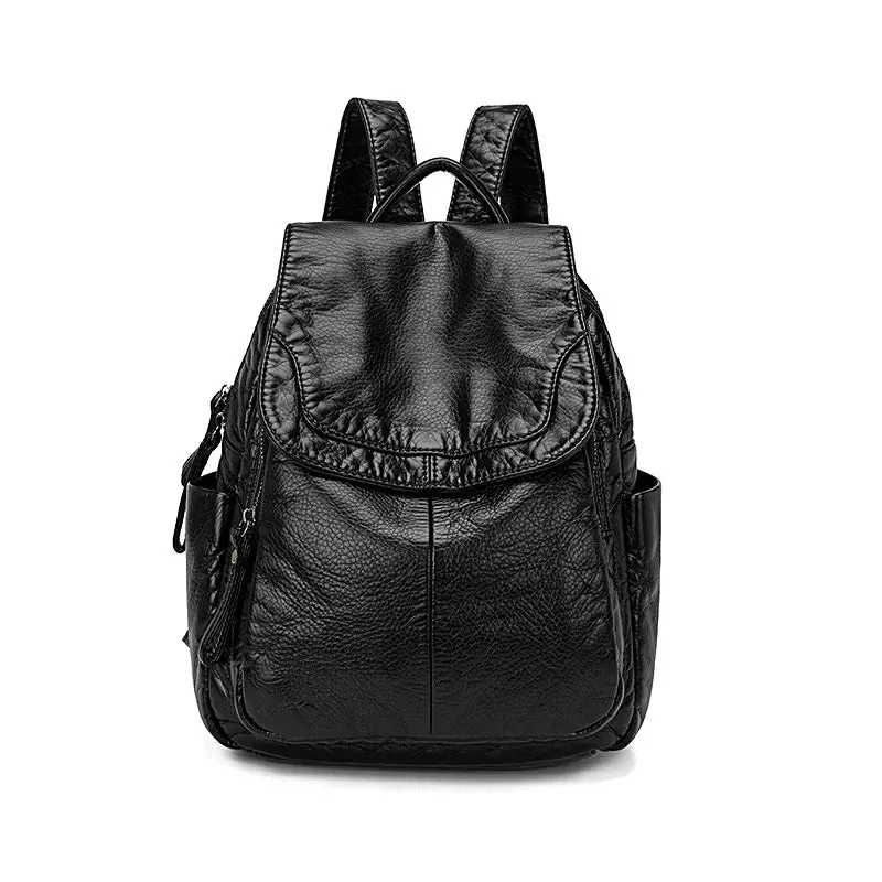 Rebeca® | Washed leather backpack