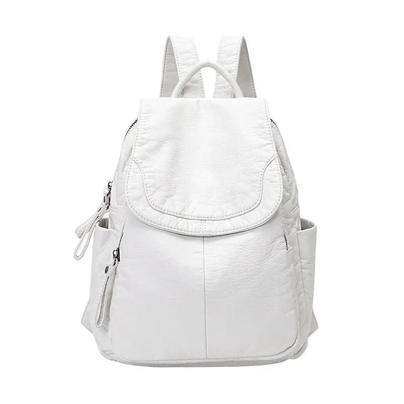 Rebeca® | Washed leather backpack
