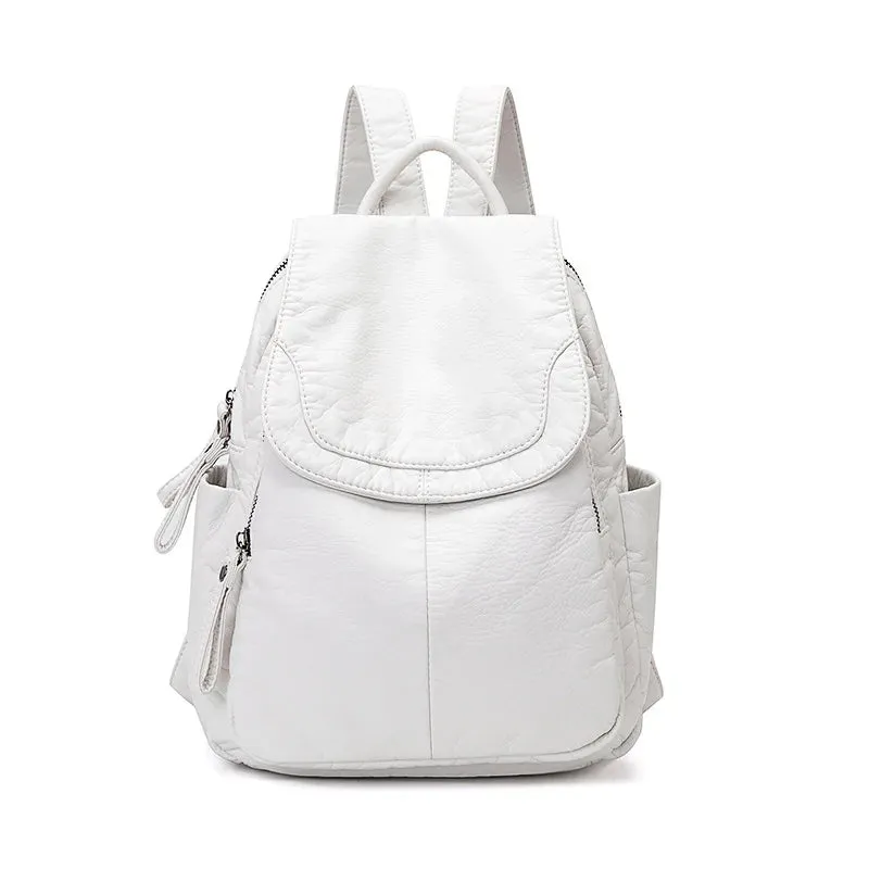 Rebeca® | Washed leather backpack