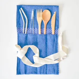 Reclaimed Cloth Multi-utensil Wrap