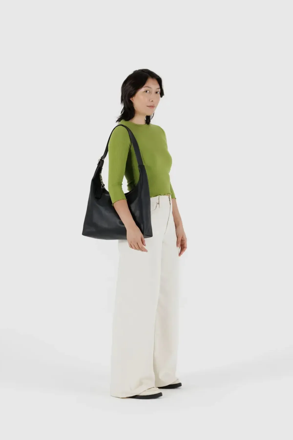 Recycled Leather Shoulder Bag