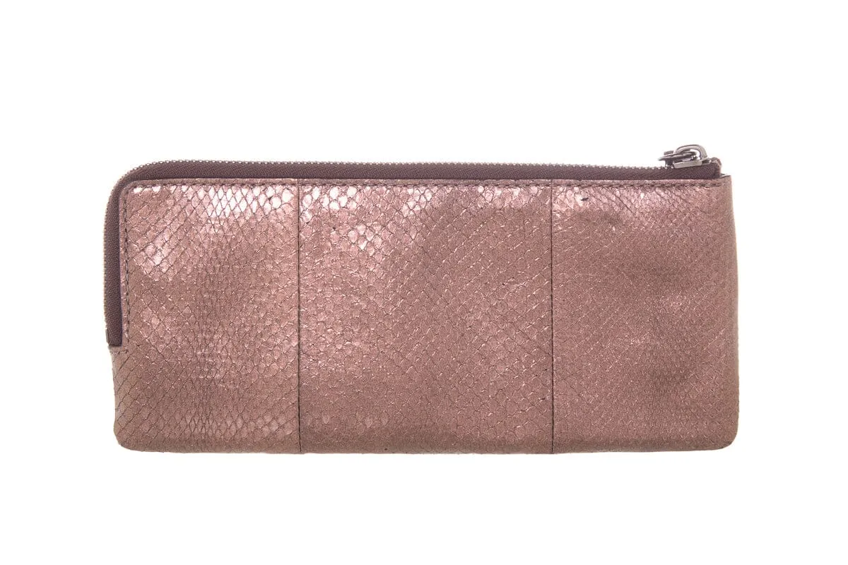Reed Krakoff Bronze Python Wallet