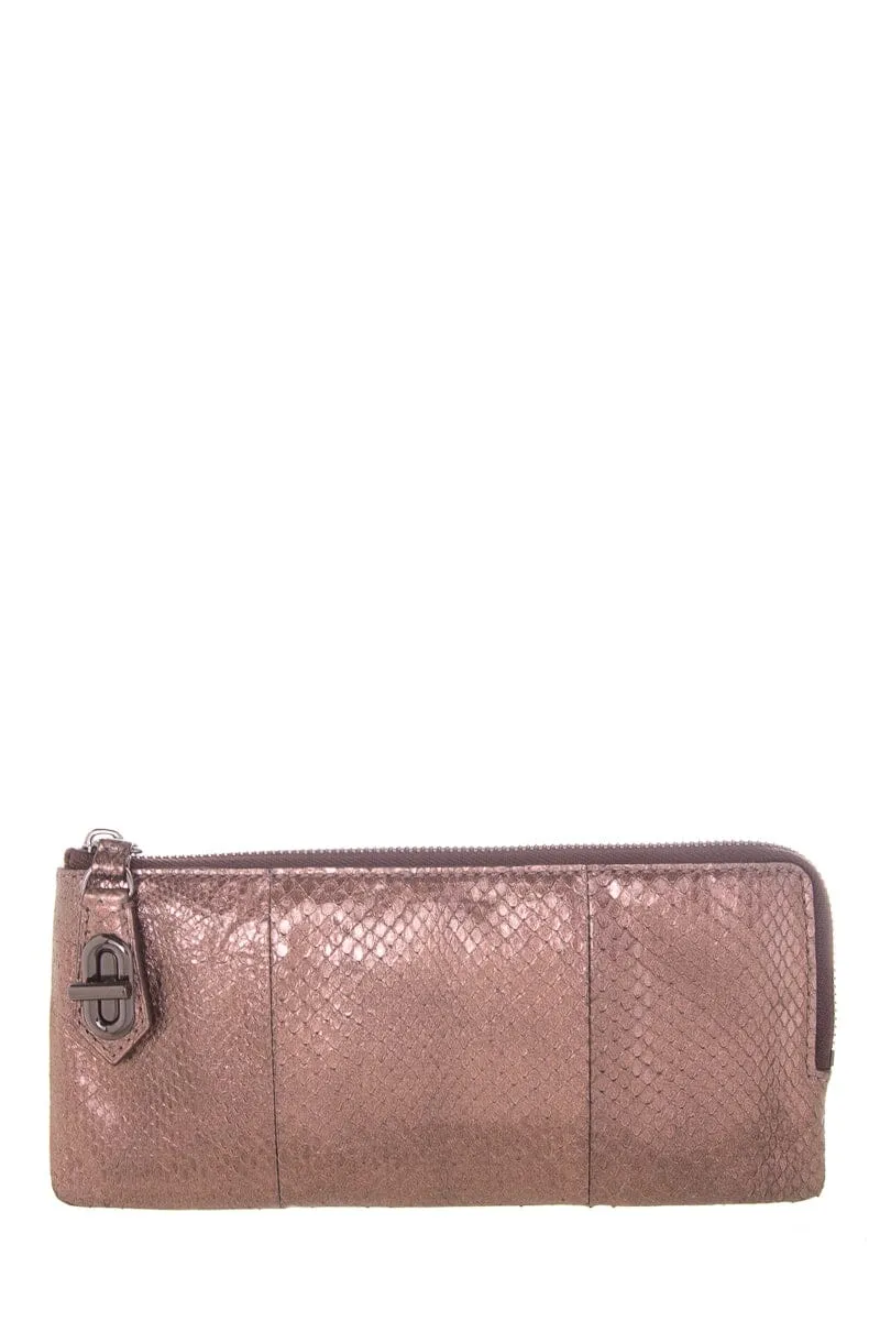 Reed Krakoff Bronze Python Wallet