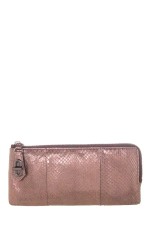 Reed Krakoff Bronze Python Wallet