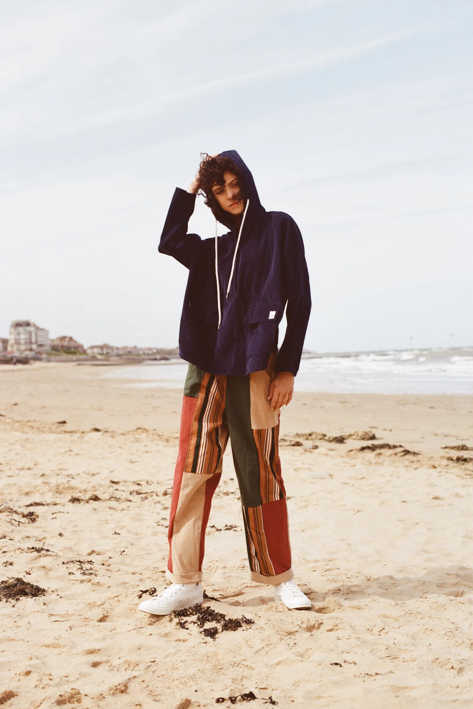 Rhode Trouser Patchwork Stripe