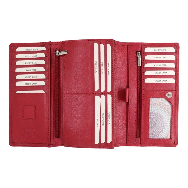 Riccardo Ferrici Leather Wallet ~ Red