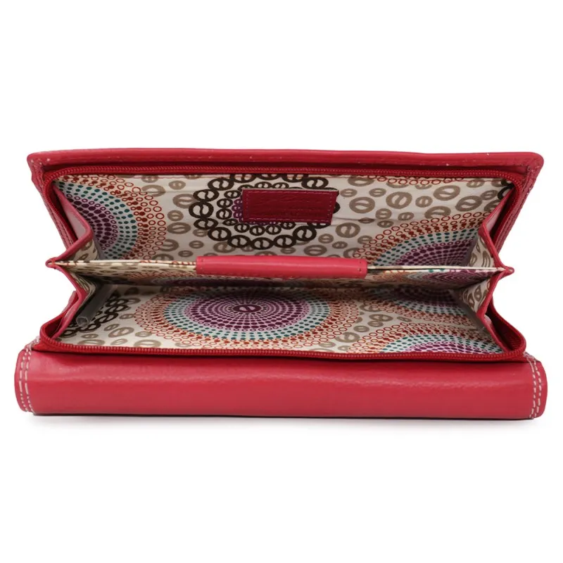Riccardo Ferrici Leather Wallet ~ Red