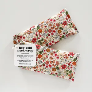 Rice Neck Wrap | Floral Abundance Shine Pattern