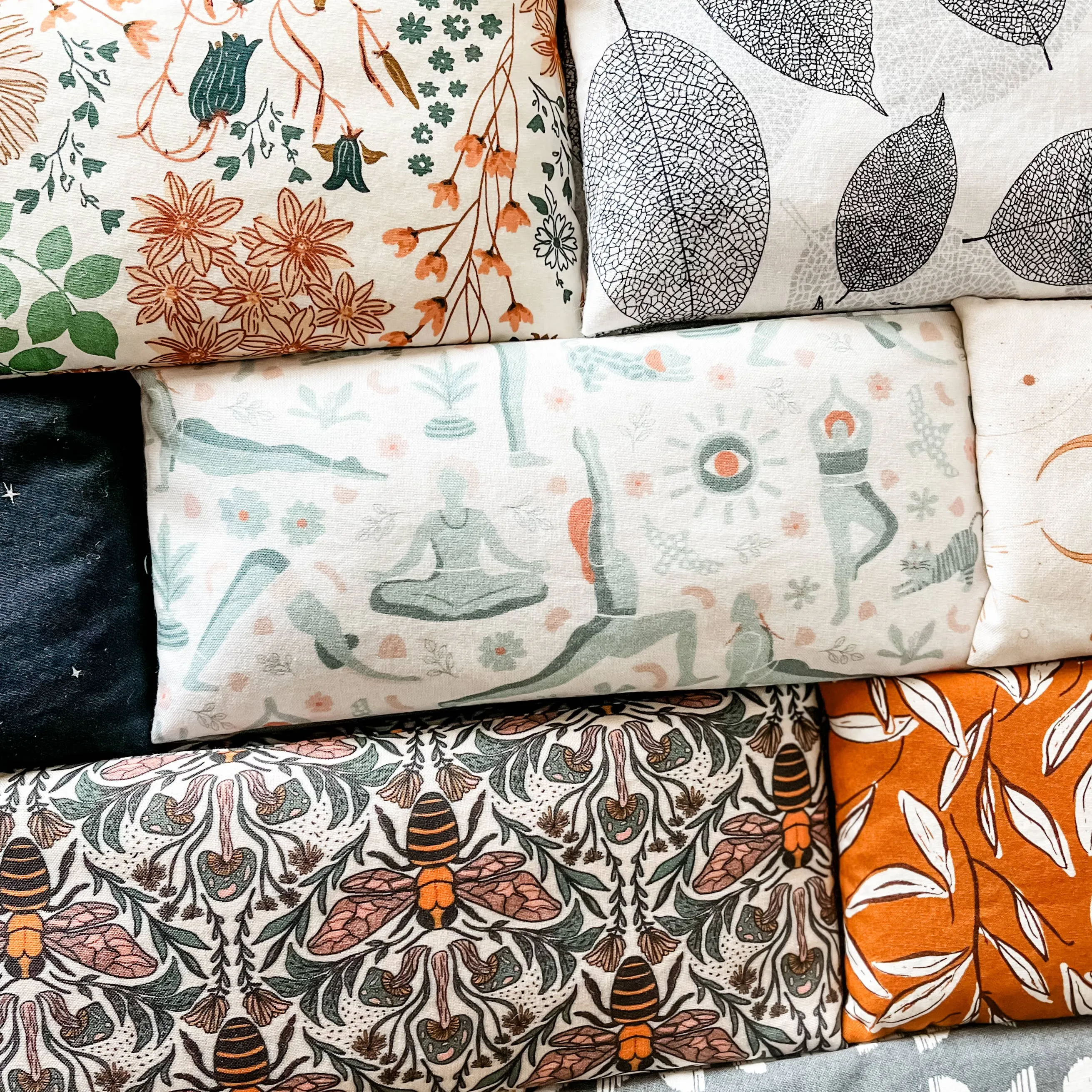 Rice Neck Wrap | Watercolor Blush Pattern