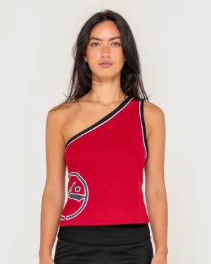 Richie Rich One Shoulder Mesh Top