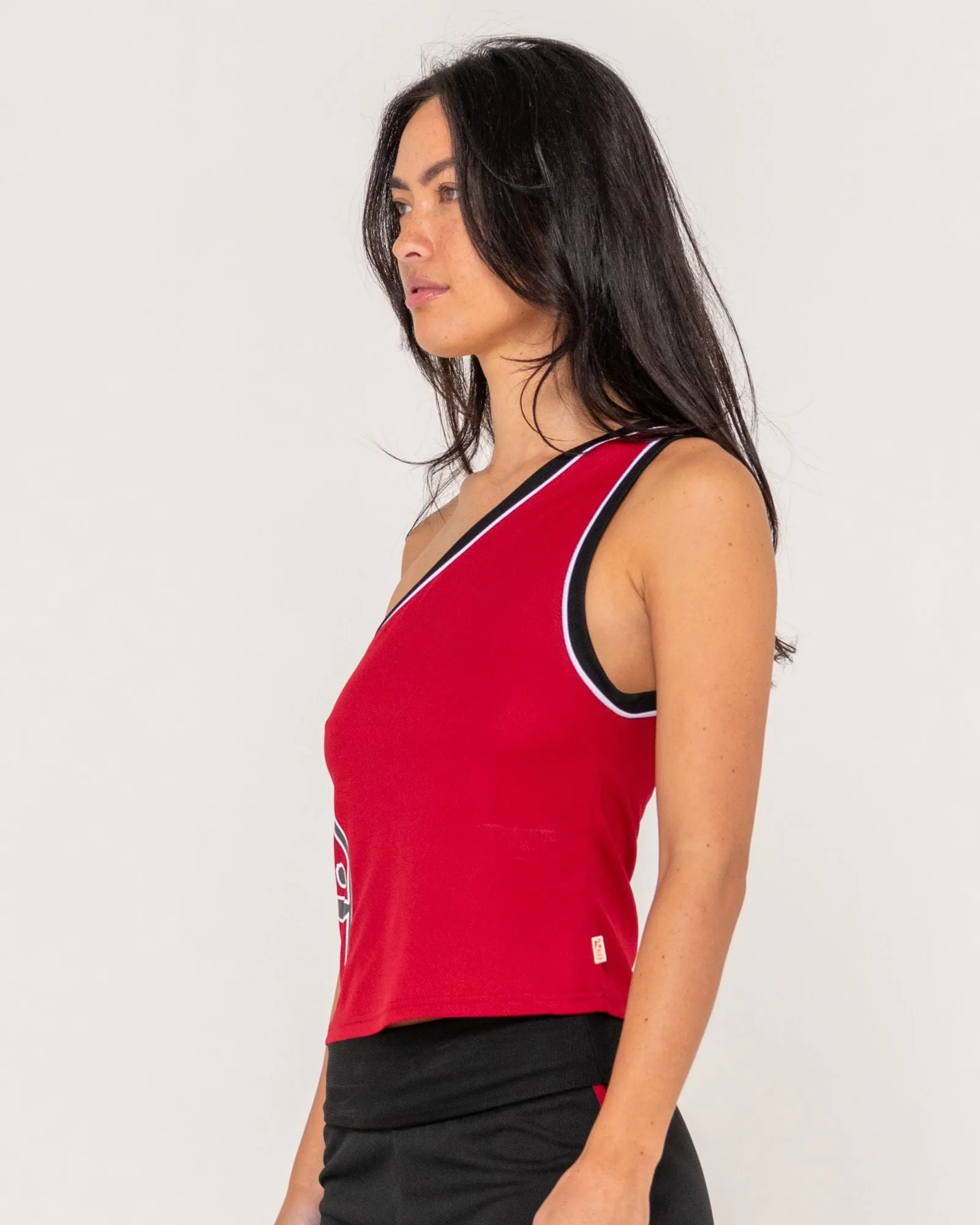 Richie Rich One Shoulder Mesh Top