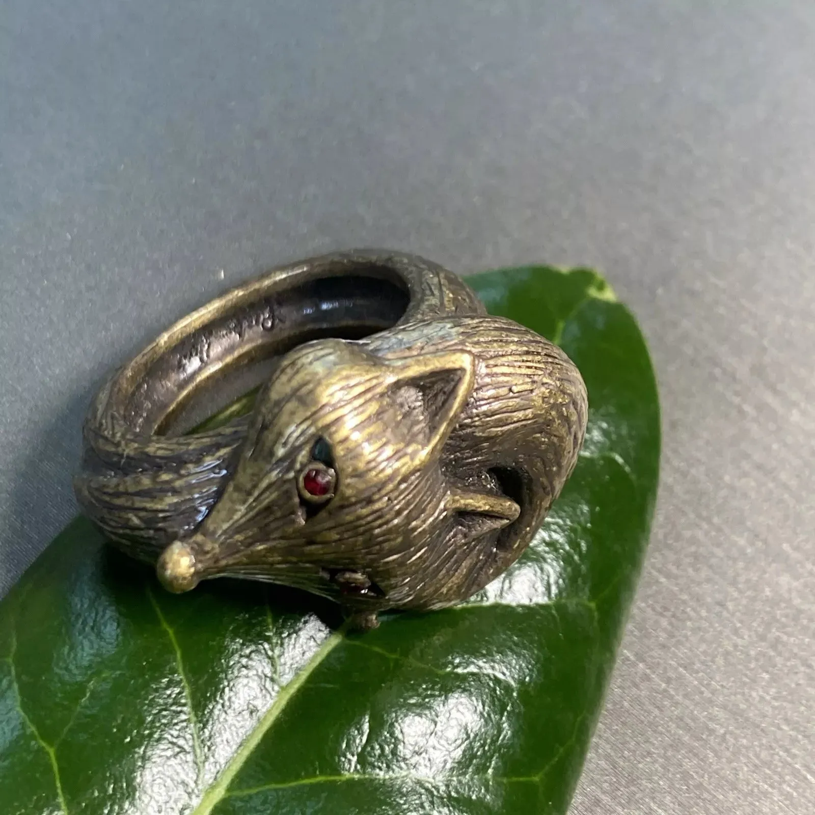 Ring Fox with Red Eyes
