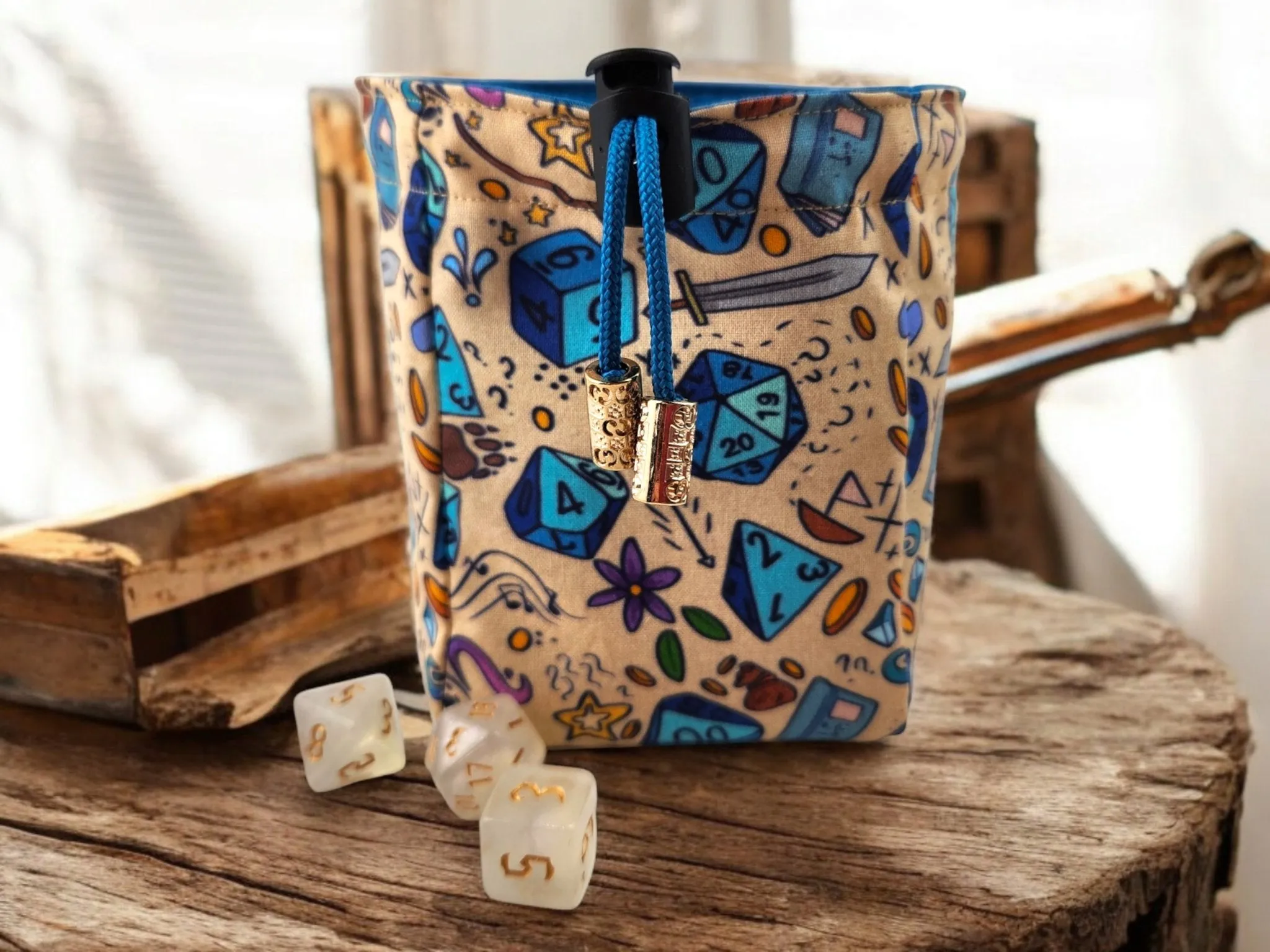 Role playing dice bag, TTRPG