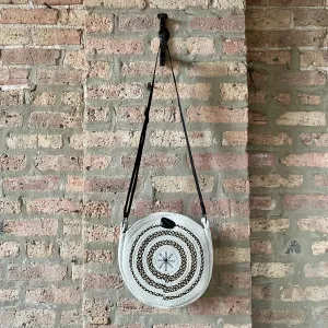 Rope Purse with Black Accents