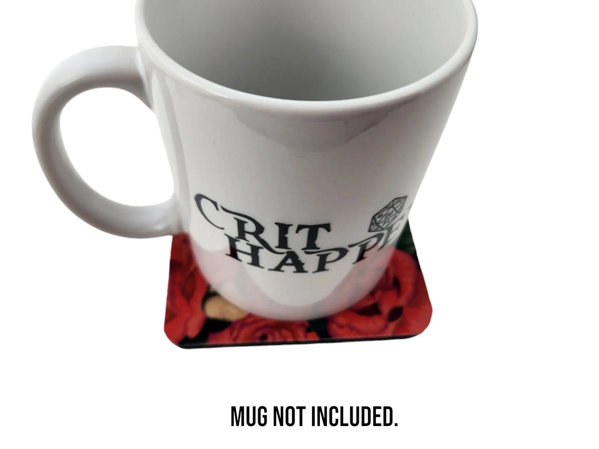 Rose and Skull desk set, mouse pad, coaster