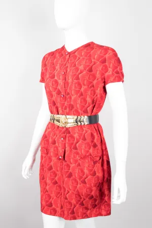 Rose Print Dress