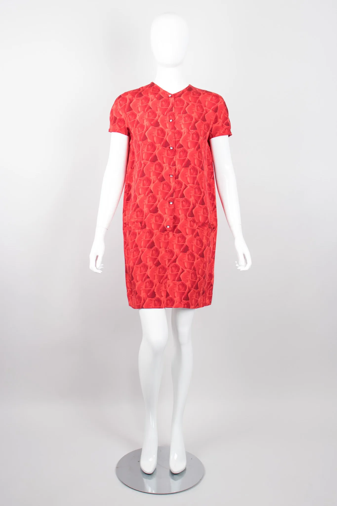 Rose Print Dress