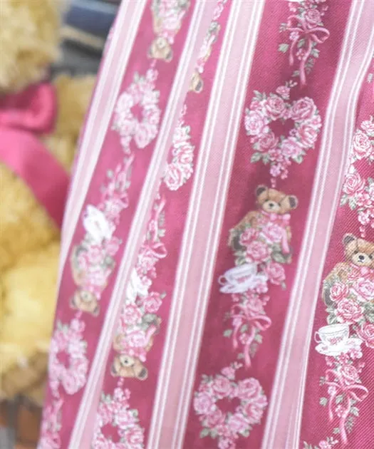 Rosy Bear Pattern Dress