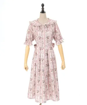 Rosy Bear Pattern Dress