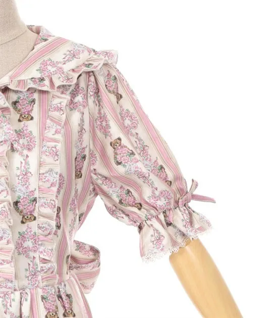 Rosy Bear Pattern Dress