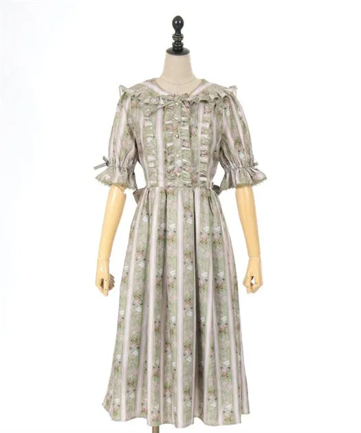 Rosy Bear Pattern Dress