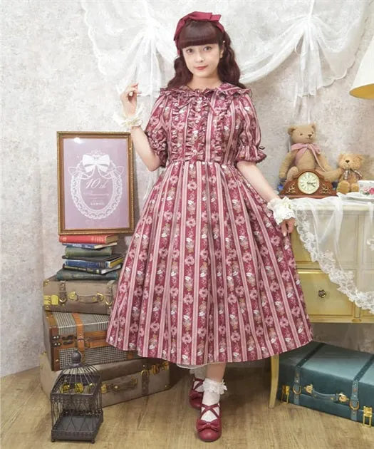 Rosy Bear Pattern Dress