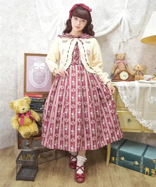 Rosy Bear Pattern Dress