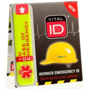 Safety Helmet Emergency Id ICE Star of Life - In Case of Emergency Wsid01