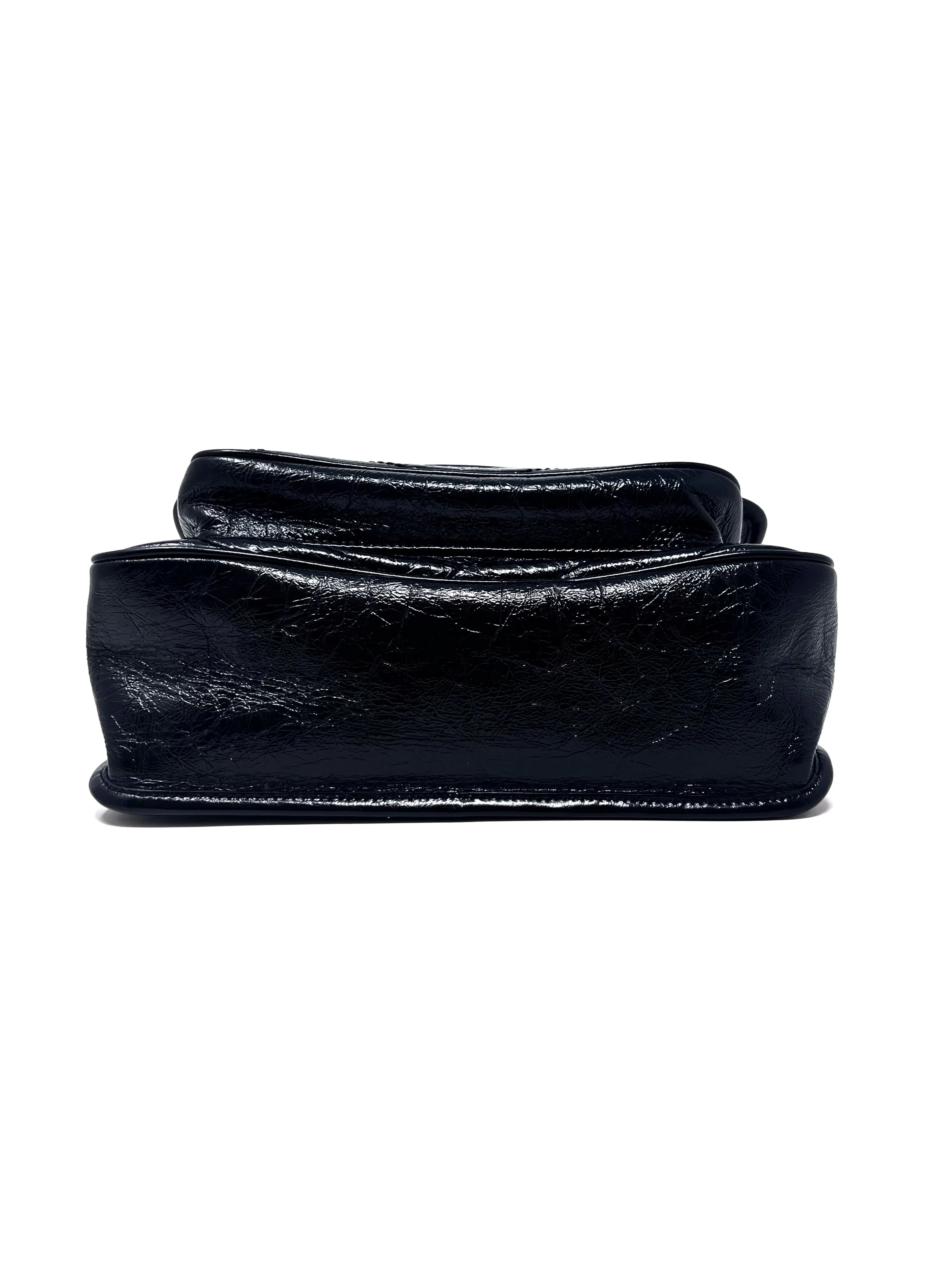 Saint Laurent '21 'Niki' MD Vintage Leather Logo Flap Bag