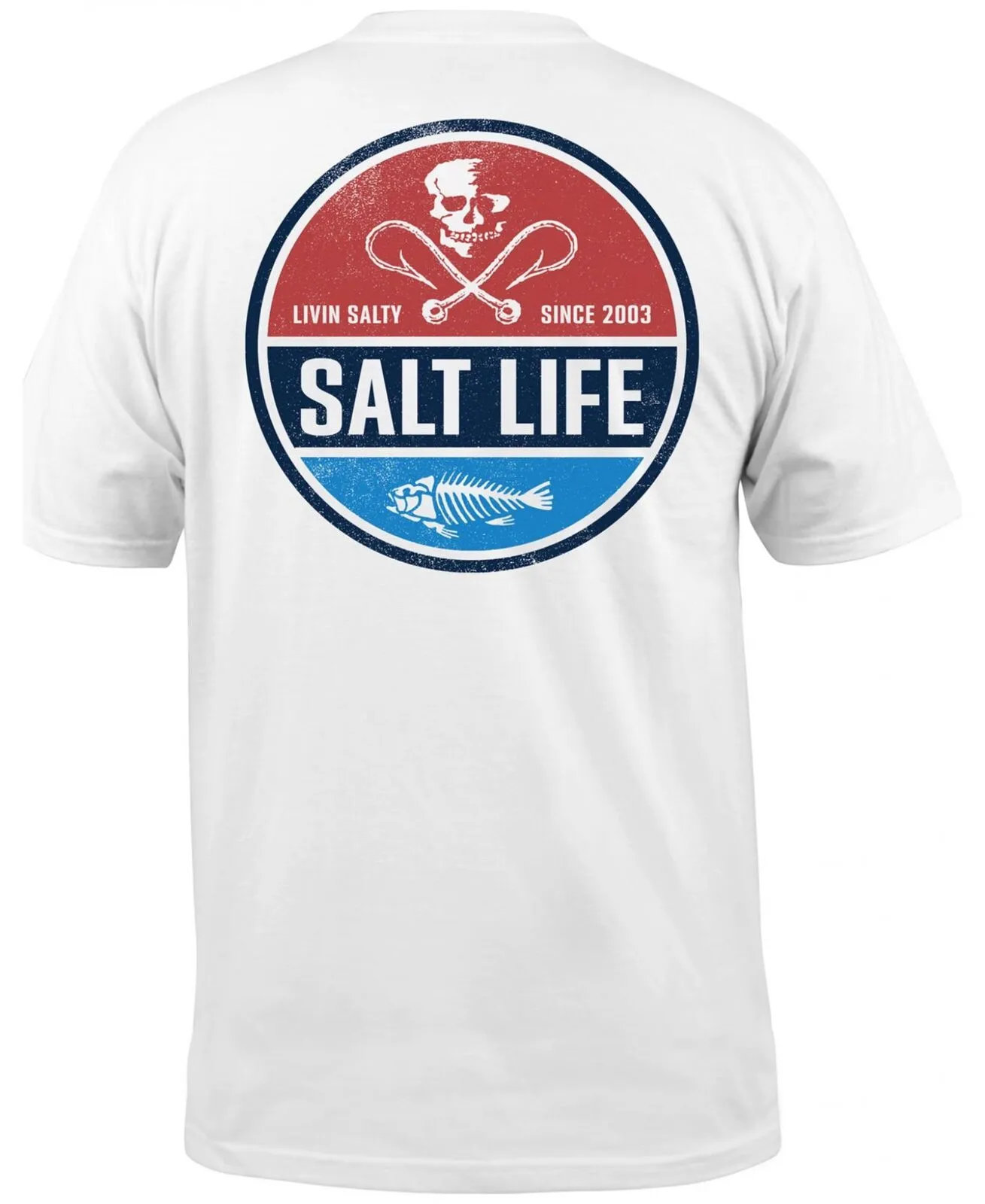 Salt Life Men's High Seas T-Shirt SLM10832 White L