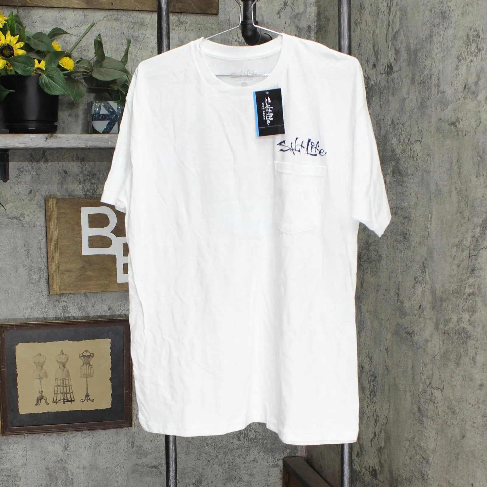 Salt Life Men's High Seas T-Shirt SLM10832 White L