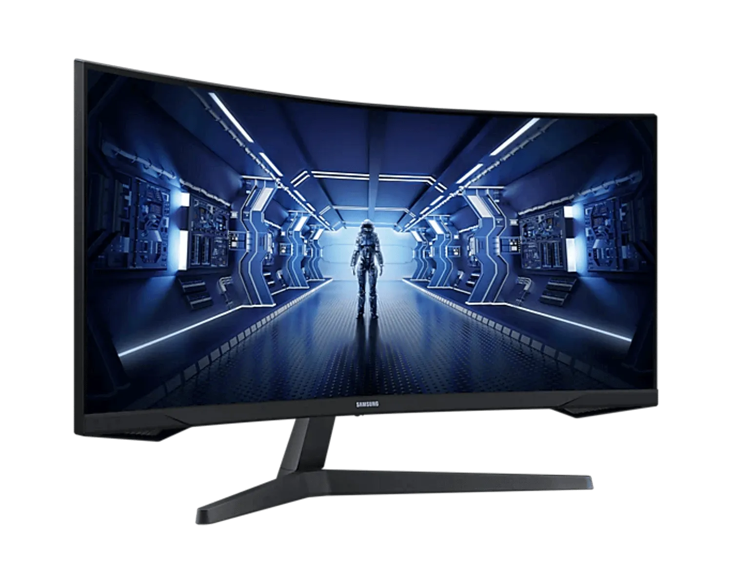 Samsung G5 Odyssey Curved Monitor – 34″, 3440 x 1440, 165Hz, 1ms